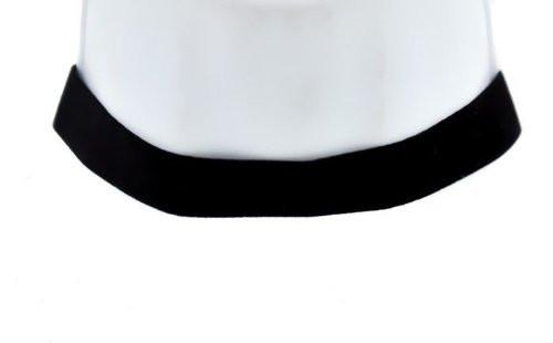 Plain Black Velvet Gothic Choker Necklace