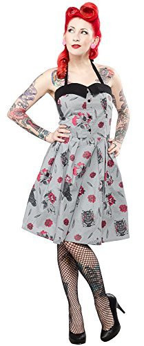 Sourpuss Nevermore Spooksville Raven Black Cat Dress