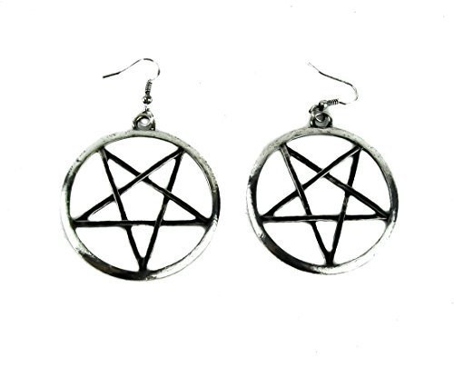 2" Large Woven Pentagram Earrings Cosplay