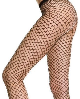 Black Fishnet Gothic Tights