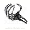 Alchemy Gothic Curse of Ezekiel Skeleton Hand Bracelet Cuff