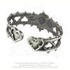 Alchemy Gothic Elizabethan Heart Bracelet Cuff