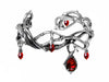 Alchemy Gothic Passion Teardrop Bracelet Cuff