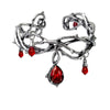 Alchemy Gothic Passion Teardrop Bracelet Cuff