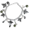 Alchemy Gothic Poison Ivy & Skulls Bracelet