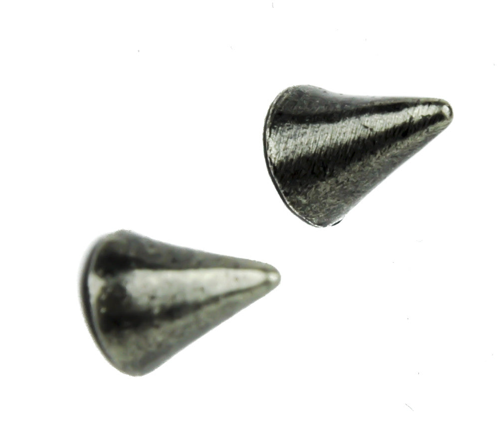Silver Spike Earrings Studs Heavy Metal Jewelry