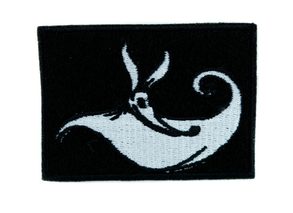 Ghostly Dog Zero Patch Iron on Applique Goth Clothing Nightmare Before Christmas
