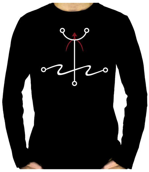 Mark of The Atheist Alchemy Symbol Long Sleeve Shirt Humanist Freethinker Alternative Clothing
