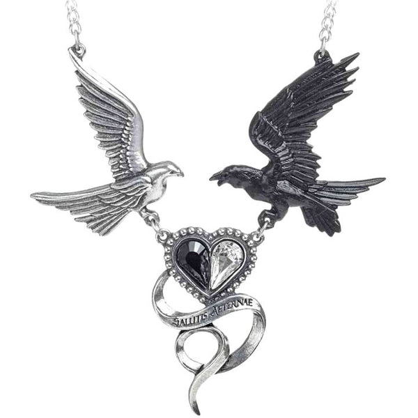 Alchemy Gothic Epiphany of St. Corvus Pendant Necklace