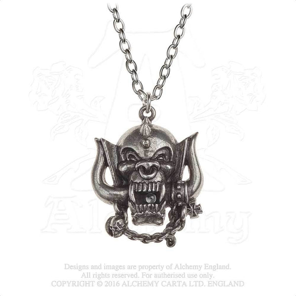 Alchemy Gothic Rocks Motorhead War Pig Pendant Necklace