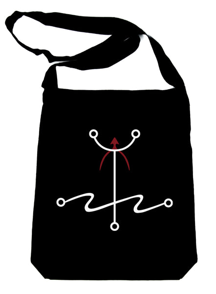 Mark of the Atheist Alchemy Symbol Sling Bag Tote Humanist Freethinker Alternative Clothing Book Bag