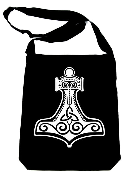 Mjolnir Thor's Hammer Cross Body Sling Bag Norse Viking God
