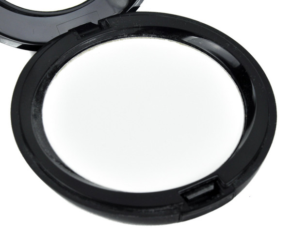 Ghostly White Pressed Powder Compact Gothic Face Makeup