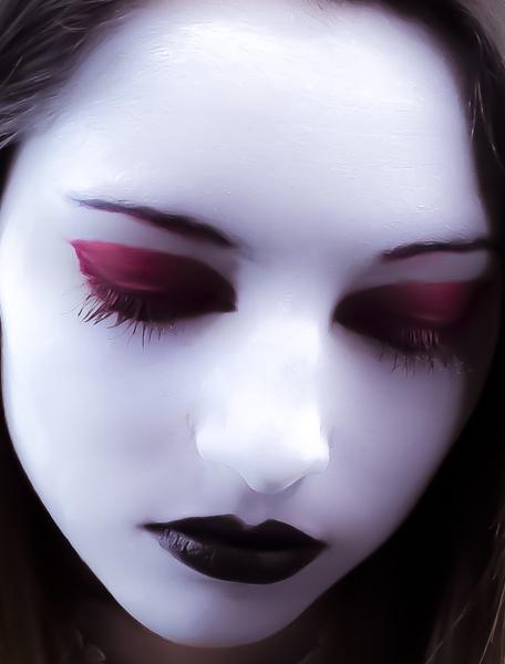 Sinister Black Lipstick Cosplay Gothic Makeup