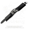 Alchemy Gothic Carpe Diem Skull Bracelet Wristband