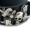 Alchemy Gothic Carpe Diem Skull Bracelet Wristband