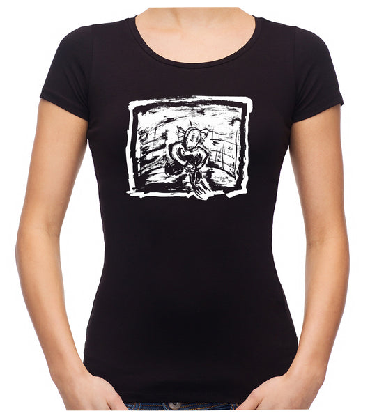 Sad & Lonely Depressed Ragdoll Women's Babydoll Shirt Top Gothic Clothing