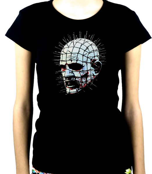Pinhead Hellraiser Women's Babydoll Shirt Clive Barker Horror Cenobite