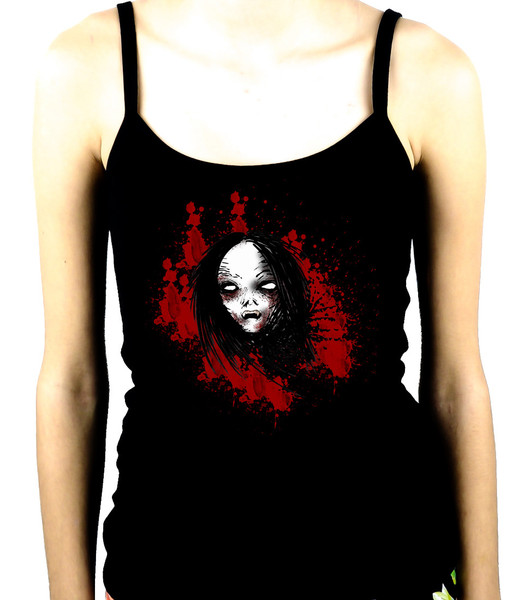 Bloody Vampire Death Bound Women's Spaghetti Strap Shirt