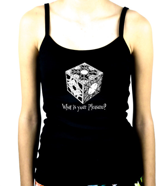 Puzzle Box Women's Spaghetti Strap Shirt Hellraiser Pinhead Horror Clothing